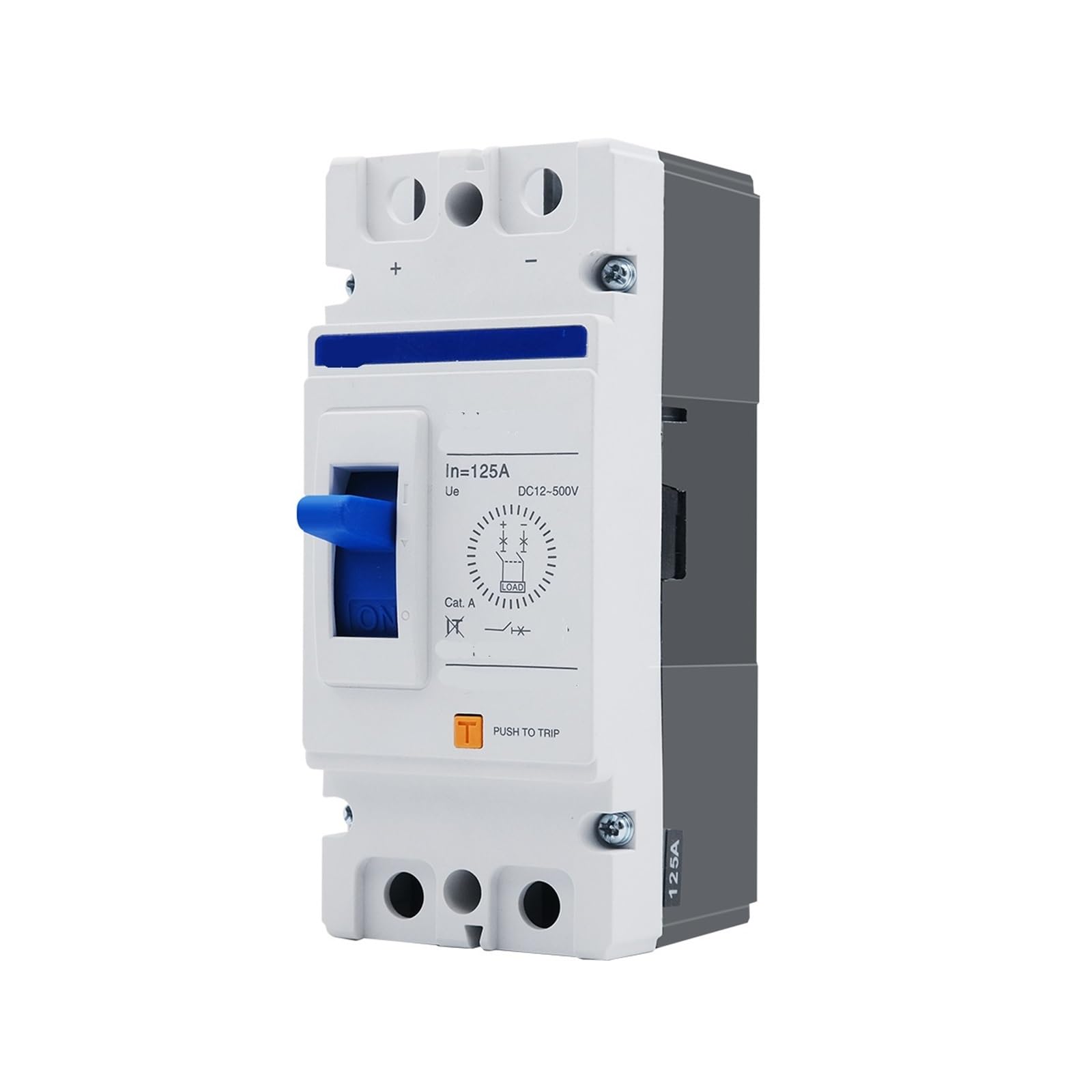 Cortacircuitos Protector del interruptor de protección sobrecarga disyuntor curva 2P DC B(125A)