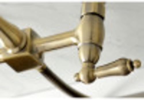 Miniatura 6 de Kingston Brass KS1248ALBS Heritage Bridge - Grifo de cocina, níquel cepillado