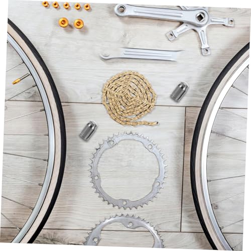 Alipis 2pcs Tapas de Válvula para Neumáticos de Bicicleta de Aleación de Titanio para Bicicletas de Montaña y Ruta miniatura 4