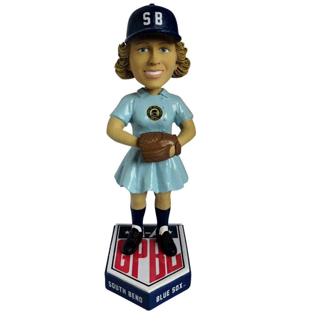 Limited Edition Baseball Bobblehead South Bend Blue Sox AAGPBL
