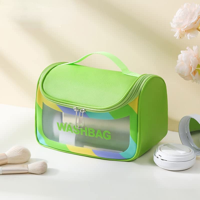 Miniatura 2 de LEJN Neceser Bolsa de viaje Bolsa de maquillaje resistente al agua Bolsa de cosméticos Organizador de viaje Contenedor de tamaño completo Artículos