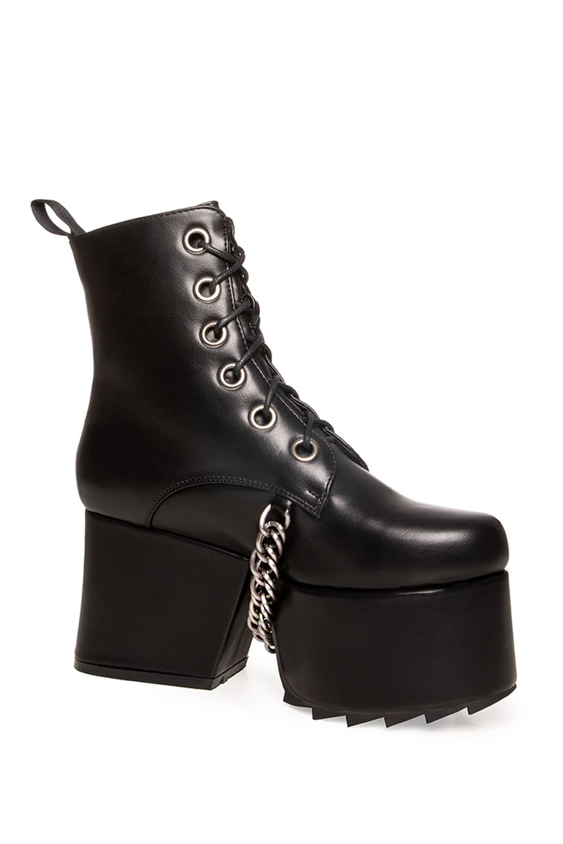 LAMODA - Maleficent Chunky Platform Wedge Boots, UK 3