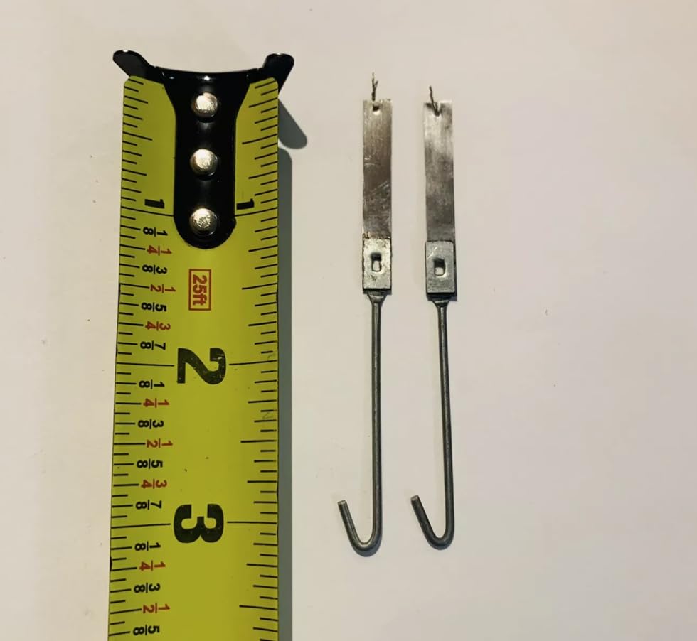 Antique Clock Parts Pendulum Suspension Spring 3-3/16” Inch Set of 2