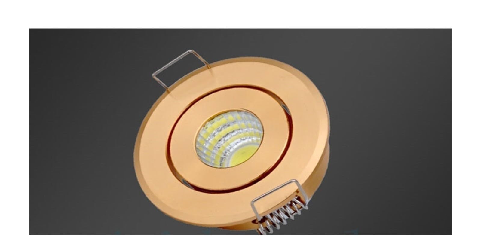 LED Downlight, możliwość ściemniania, spot LED, 5 W, AC, satynowany