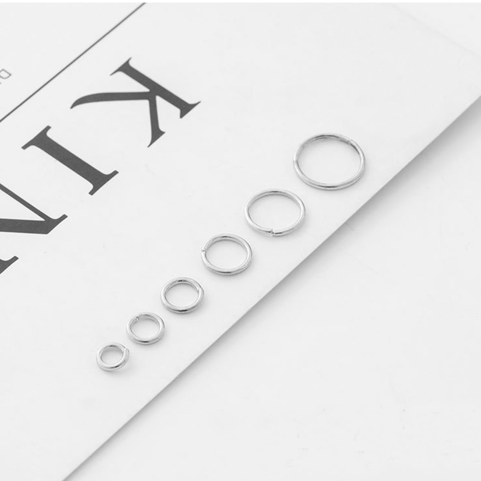 Lot De 1000 Anneaux Ouverts En Métal Pour Fabrication De Bijoux - Pour