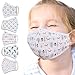 Produktbild Jago® Kinder Stoffmaske - 5 Stück, Waschbar bis 60°, 3D Druck Tiermotiv, Atmungsaktiv, Baumwolle, für Jungen Mädchen, OEKO-TEX 100 - Mund-Nasenschutz, Community-Maske, Behelfsmaske, Alltagsmaske