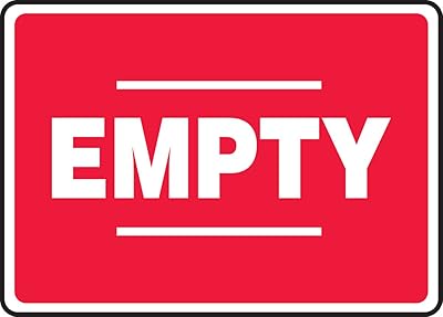 Accuform MCPG588VP Plastic Safety Sign, Empty