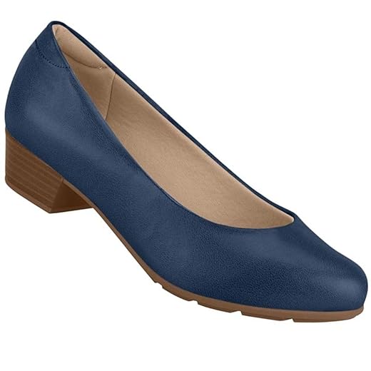Sapato Modare Ultra Conforto Napa Salto Baixo - Preto