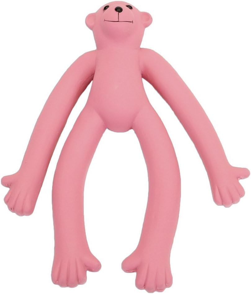 Coastal Pet Products DCP83157 Latex Rascals Long Legged Monkey Dog Toy, 11-Inch, Pink
