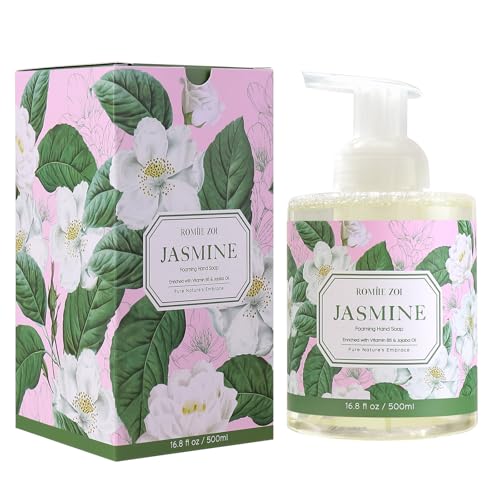 Image of ROMIIE ZOI Foaming Hand Soap, Jasmine, 500ml / 16.8fl.oz | With Gift Box, Gentle cleansing, nourishes skin without drying