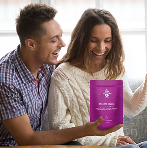 Mr Mirye Shower Steamers Aromatherapy For Women Or Men, Organic With Eucalyptus Lavender Peppermint Essential Oil, 18-Pack Shower Bombs Gift Set #TOP6