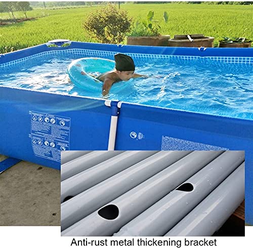 FINFFON Pools for Gärten Große Schwimmbad mit Stahlrahmen Floats oberirdisch for Kinder und Erwachsene Kostenlose… – Bild 6
