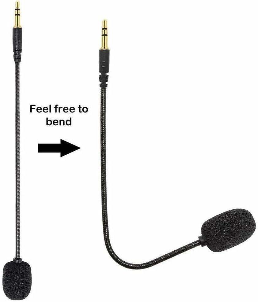 Amazon.com: Jowxsx Black Headset Microphone Adjustable 360 Degrees