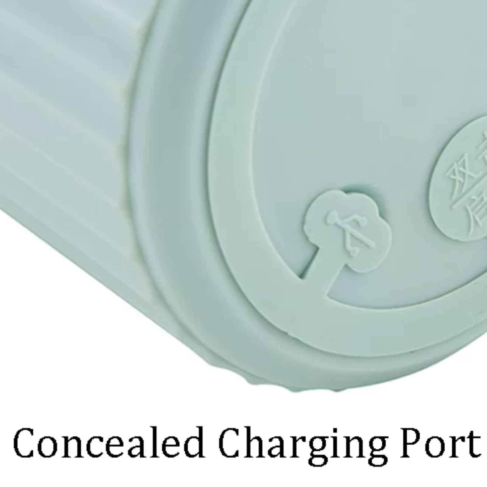 Inalámbrico Licuadora portátil de plástico, minilicuadora eléctrica recargable de 4 cuchillas for batidos y batidos, zumo de 300ml/14oz alta eficiencia