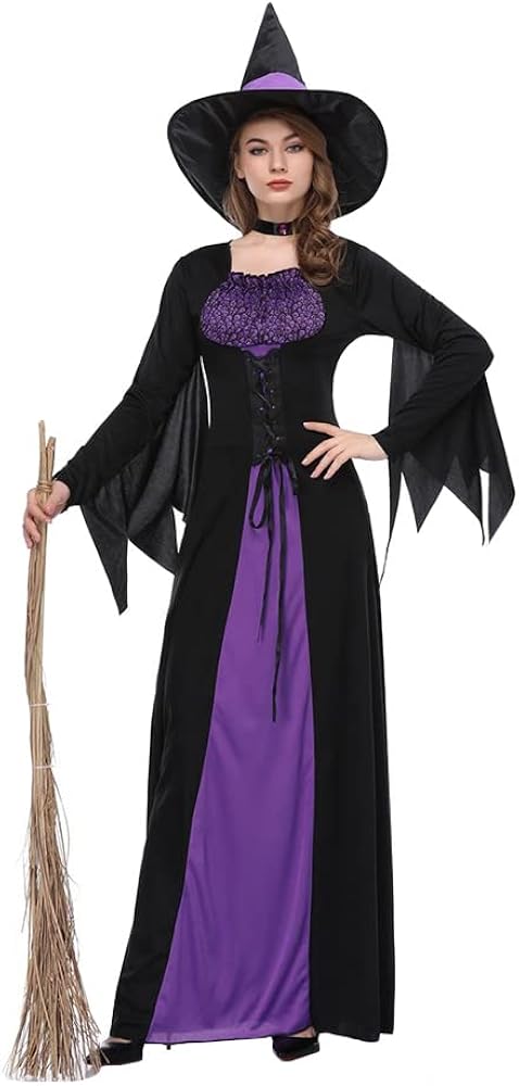 4999円○M 魔法使い ドレス ハロウィン 仮装 コスプレ : [FUPUONE] 魔女 コスプレ ハロウィン 仮装 衣装 ロング