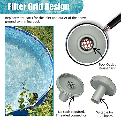 Yizemay Pool Outlet Strainer Pool Plug Stopper - Image 2