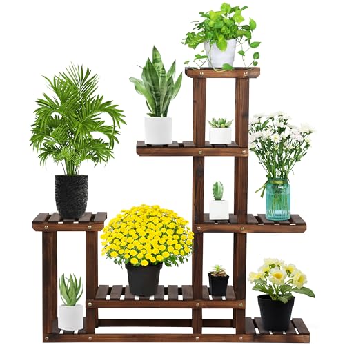 VERSATILE: questa scaffalatura può essere un espositore per piante, foto, artigiani, libri in salotto, patio, balcone, corridoio, camera da letto, cucina, ecc., e può anche servire come una mensola per porre articoli da toeletta, come asciugamani, cappelli, gel doccia, shampoo in bagno