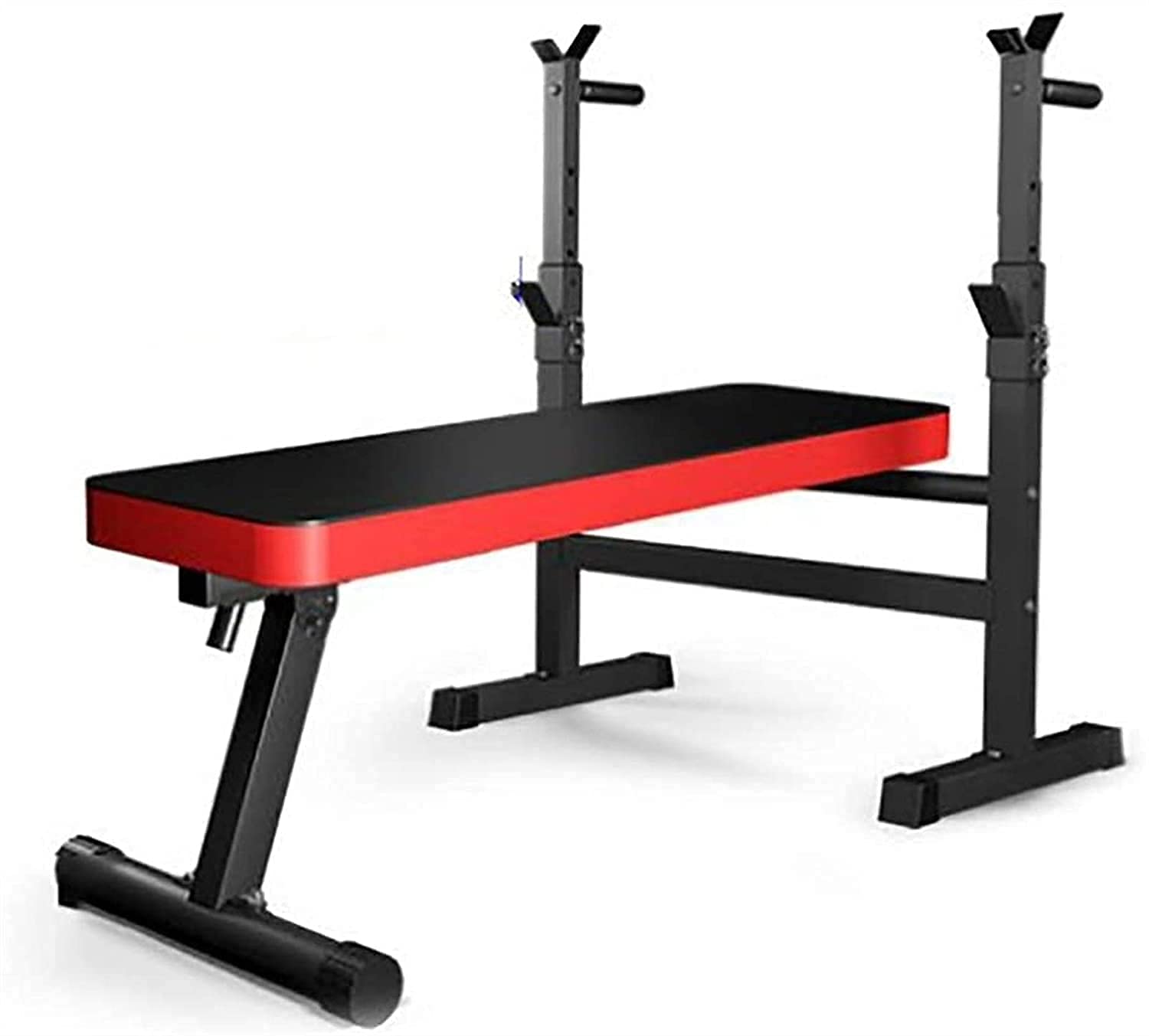 ERoomQ Fitness Bench Press Equipment Home & Gym Household Fitness Equipment Multifunctional Weightlifting Bed Folding Dumbbell Stool Barbell Rack Small Barbell Men and Women Weightlifting