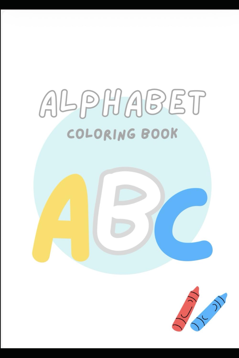 Alphabet colouring book