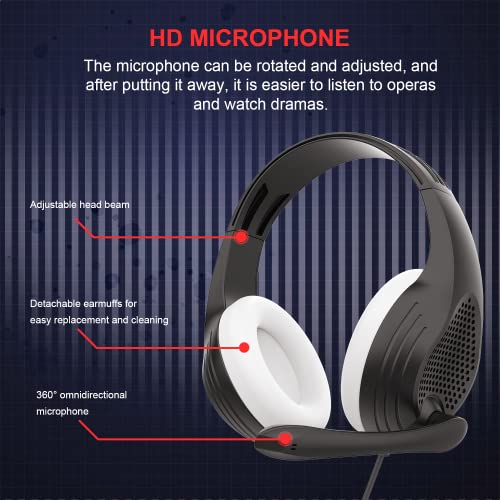 Casque de jeu pour ordinateur portable et smartphone A9Plus Noir - 4