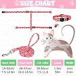 2 Pack Cat Harness and Leash, Escape Proof Adjustable Kitten Harness with Leash Collar, Lightweight Soft and Comfortable, for Small Medium Cat Safe Walking and Travel - Image 2
