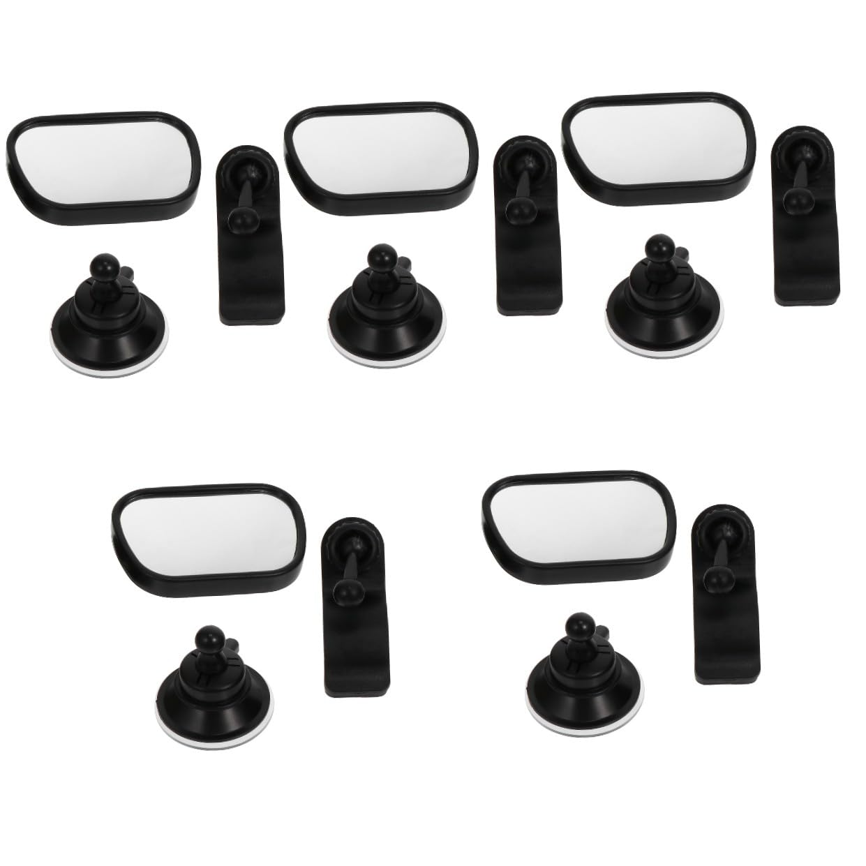 Yardwe 5 Juegos Espejo Retrovisor Infantil para Coche Observación Trasera para Bebés Material y Duradero Diseño Sencillo y Práctico para Conductores