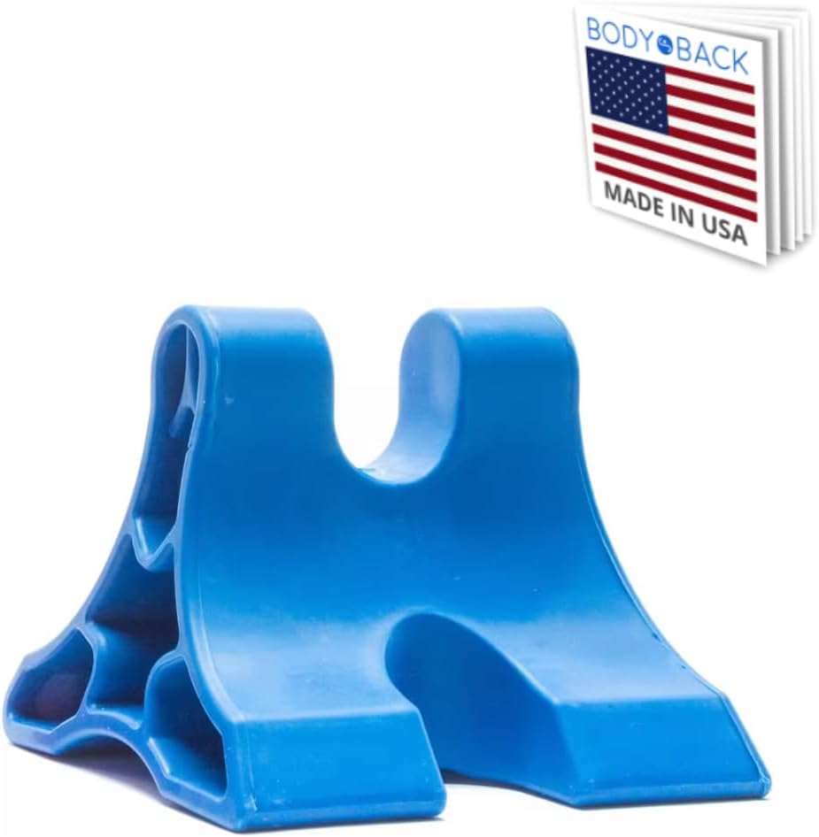 The DaVinci Tool Soft Self Massage Wedge by Company - Neck, Shoulder & Leg Massage for Headache & Migraine Pain Relief, Occipital Release, Trigger Point Therapy & Myofascial Release Device