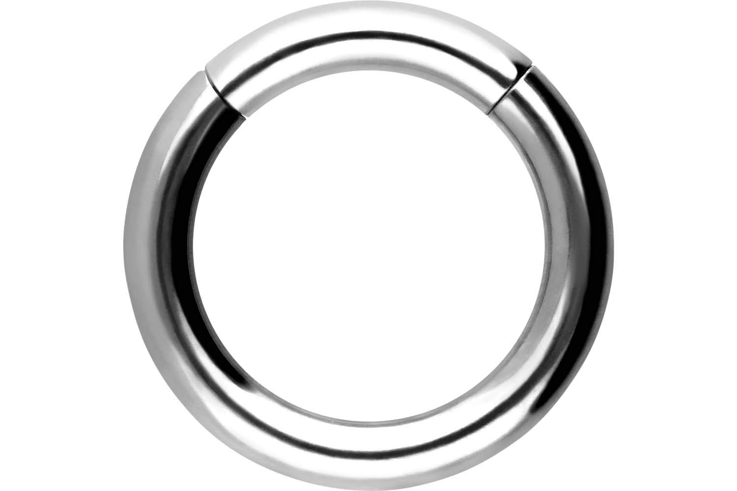 PIERCINGLINE Anillo segmento Clicker de acero quirúrgico – Piercing en oro, plata, rosa, negro o azul – para nariz, tabique, oreja, hélice o tragus — view 38