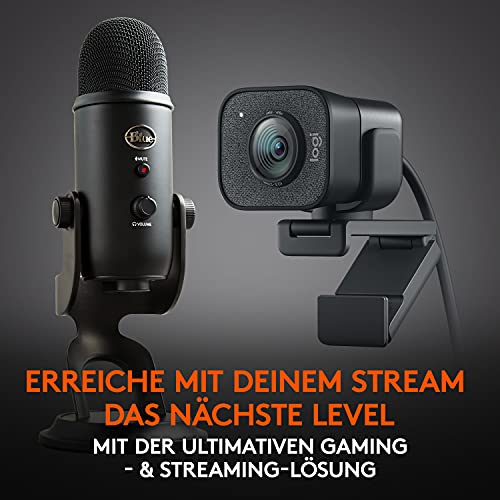 Blue Microphones Yeti Professionelles USB-Mikrofon + Logitech StreamCam – Live-Streaming-Webcam – Bild 3