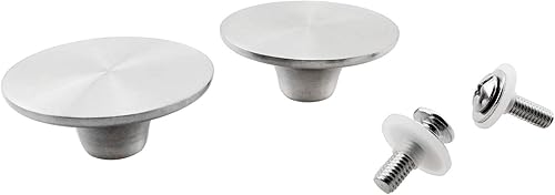 Miniatura 1 de ZYAMY Perilla de acero inoxidable para horno holandés, 2 piezas, pomo de repuesto para utensilios de cocina, suministros de cocina