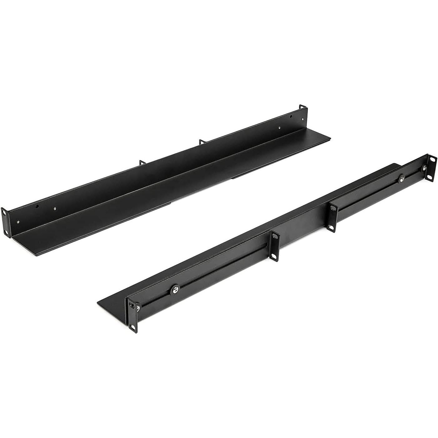 StarTech.com 1U 19 Inch Server Rack Rails - 24-36 Inch Adjustable Depth, UNIRAILS1UB