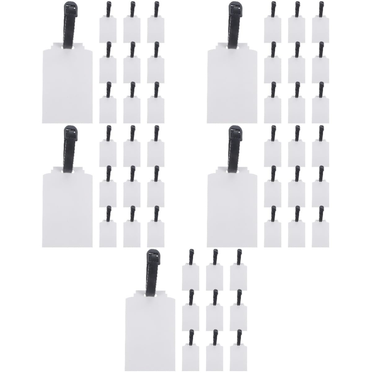 5 Sets Blanko Gepäckanhänger Für Thermotransferdruck Handgepäck Für Flugzeuge Sublimations Blanko Taschenanhänger DIY Gepäckanhänger Für Kreuzfahrtschiffe