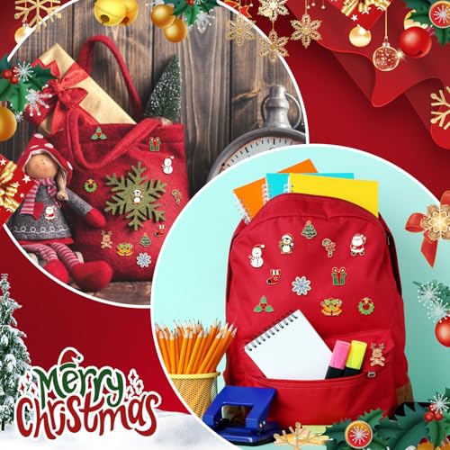 Image of Holiday Enamel Pin Bulk Lapel Pins Gift for Women Men Backpack Hat Jacket Clothes Decor