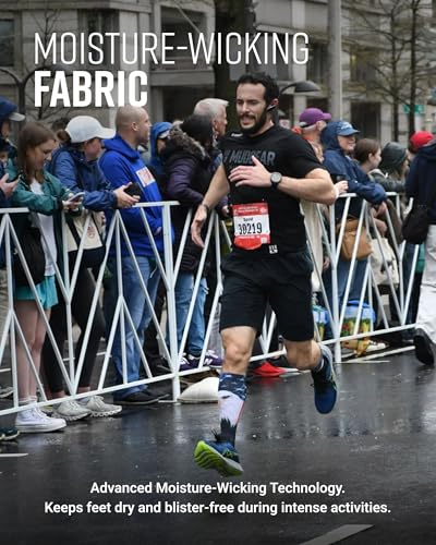 Image of MudGear Graduated Compression Socks, Durable, Sweat-Resistant OCR Performance Socks with Cushioned Footbed, Made in USA