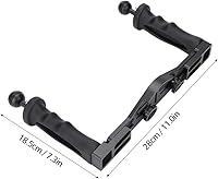 Vista 2 de Bandeja subacuática Seafrog Mango 25 × 18 × 6 Bandeja de aluminio con empuñaduras de mango para carcasa de cámara subacuática Accesorio