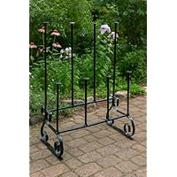 Hombella Wellington Boot Rack Stand – Stainless Steel Walking Boot Holder – Indoor & Outdoor Shoe Storage – Holds 4 Pairs of Wellies, Walking Boots or Shoes – Waterproof Shoe Stand