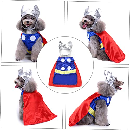 Disfraz Halloween para perros rojo BESTonZON miniatura 3