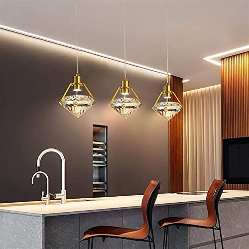 Lámparas colgantes de cristal iluminación moderna para pasillo 4