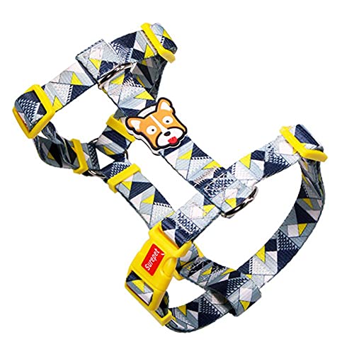 Harnais pour chien et laisse corde collier pour petit chiot carlin taille M
