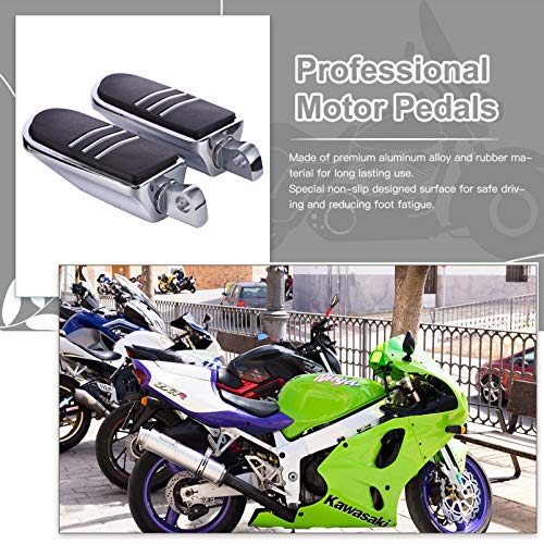 BESPORTBLE Motocicleta Pé Estacas Universal Frame Do Metal Da Motocicleta Moto Pé Pegs Pedais Repous