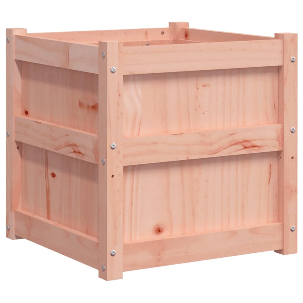 Pflanzkübel aus Douglasie 50 x 50 x 50 cm 2er Set Massivholz Gartenregal für Balkon Terrasse mit Modernem Design und Langlebiger Robustheit für Indoor Outdoor