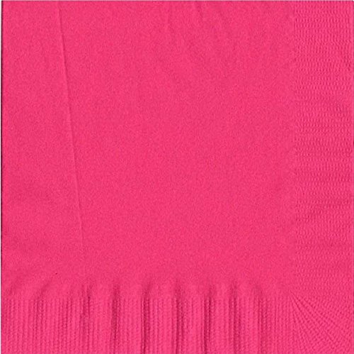 100 2-Ply Luncheon Personalized Napkins (Hot Pink)