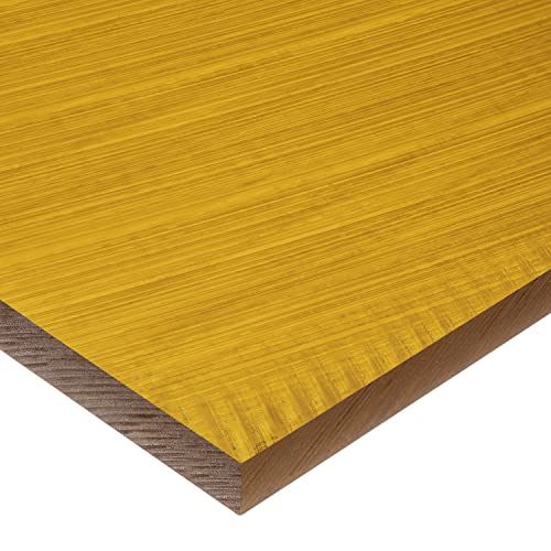 Image of Choice Zoro Bulk-PS-PEI-2 6 x 6 in. PEI Plastic Sheet Amber & Semi-Clear - 0.25 in. Thickness