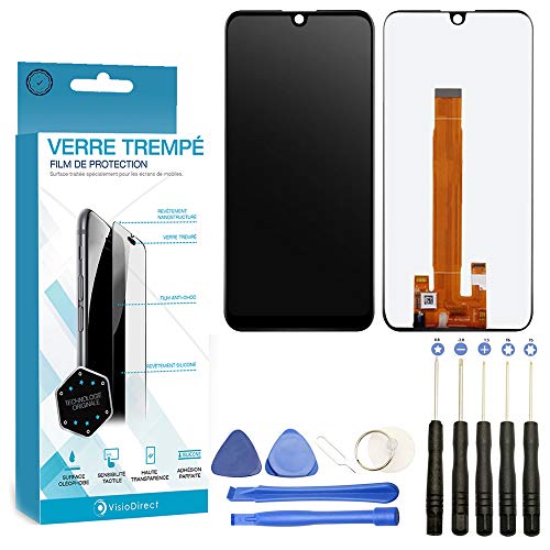 Visiodirect® Ecran Complet: Vitre Tactile + Ecran LCD Compatible avec Wiko View 3 Lite Taille 6.26