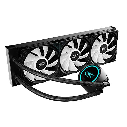 DeepCool Gammaxx L360 RGB V2 Sistema di Raffreddamento Anti-Leak Radiatore da 360mm Dissipatore a Liquido RGB SYNC 12V 4-Pin Compatibile Intel 115X/2066 e AMD AM4