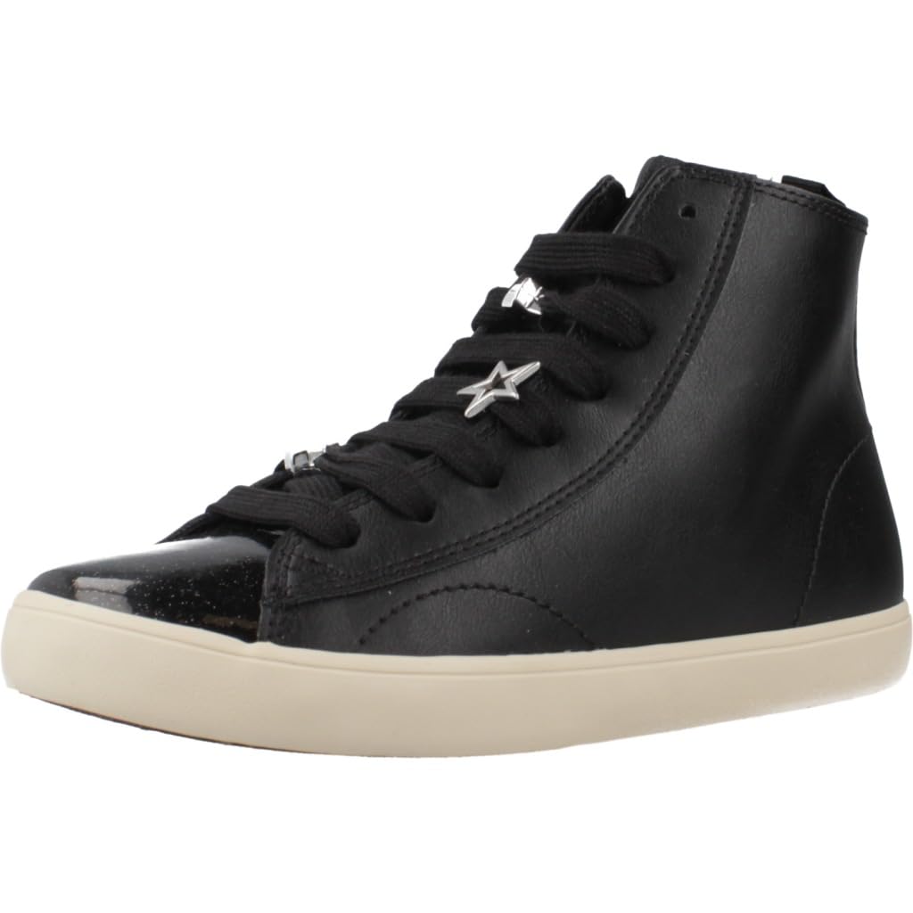 Geox J GISLI Girl J, Sneaker, Black