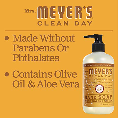Mrs. Meyers Liquid Hand Soap - Orange Clove, 12.50-Ounce (Pack Of 3) #TOP6