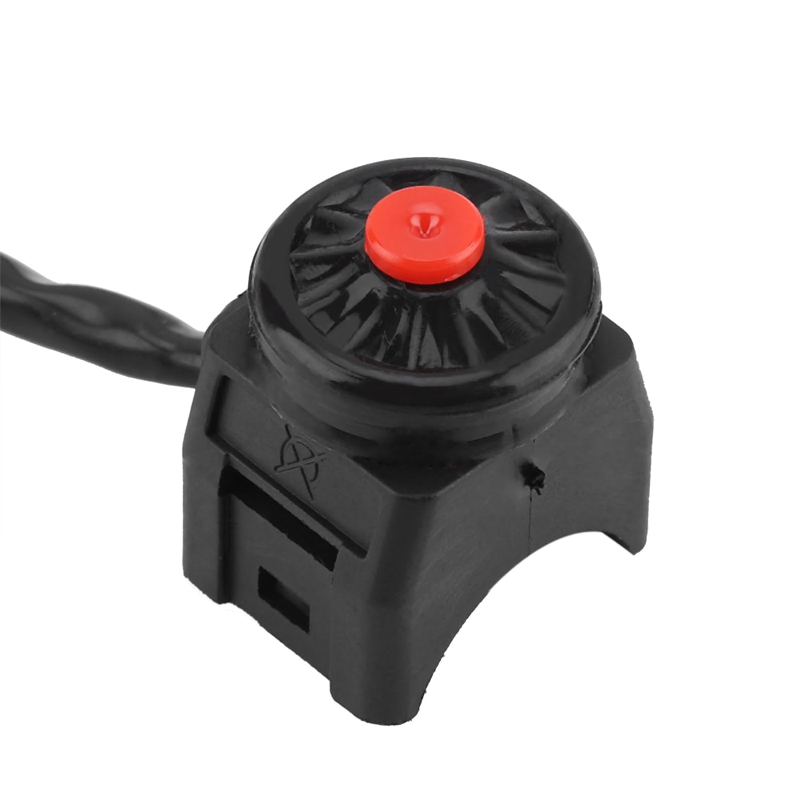 Interruttore Universale Per Clacson E Spegnimento Moto - 22 Mm (7/8 Pollici) Per Manubrio, Quad, Pit Bike