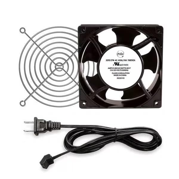 Axial Fan Kit, 4 3/4 in H, 1 1/2 in D, Mfr: 786EW2-A