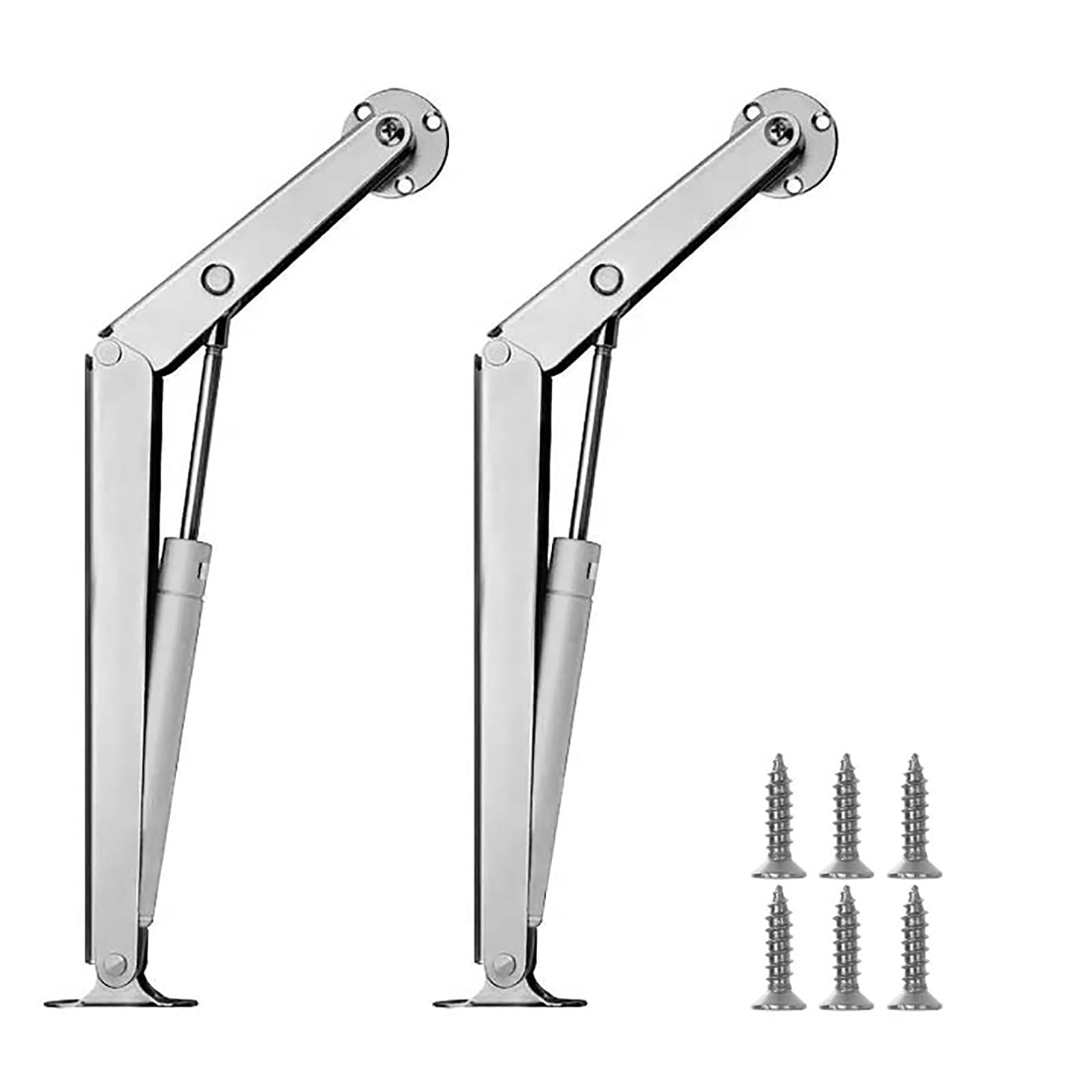 Buy 2 Pack Struts 200N/44lb Heavy Duty Lid Support Hinges with Soft Close Support, Automatic